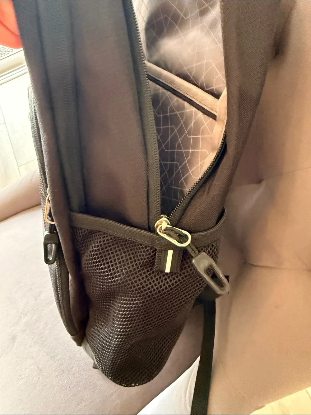 High Sierra Black Backpack with Multiple Compartments
